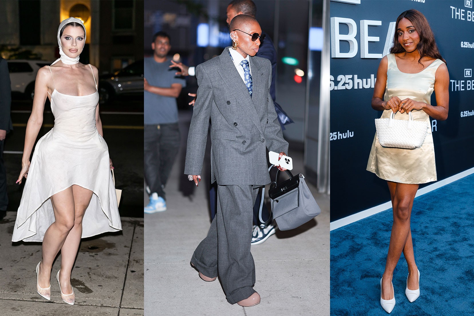 Julia Fox & Ayo Edibiri Nail The All-White Summer Outfit