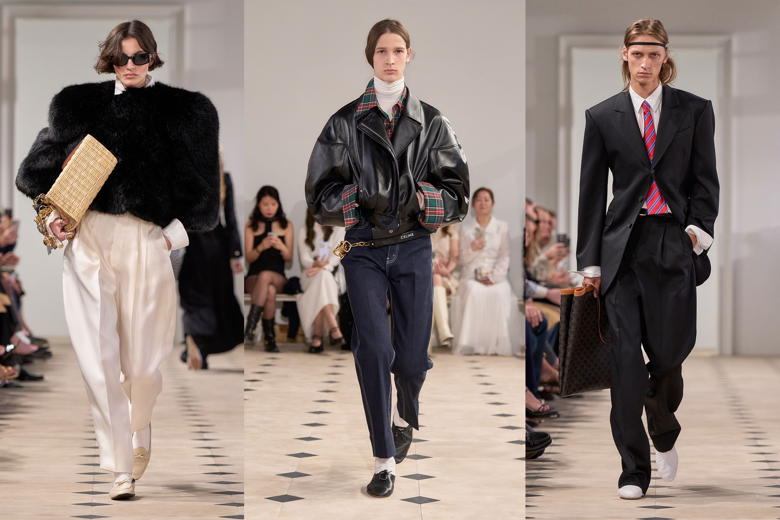 Michael Rider Style At Michael Rider's Celine Spring 2026 Debut, An Homage To Endurance