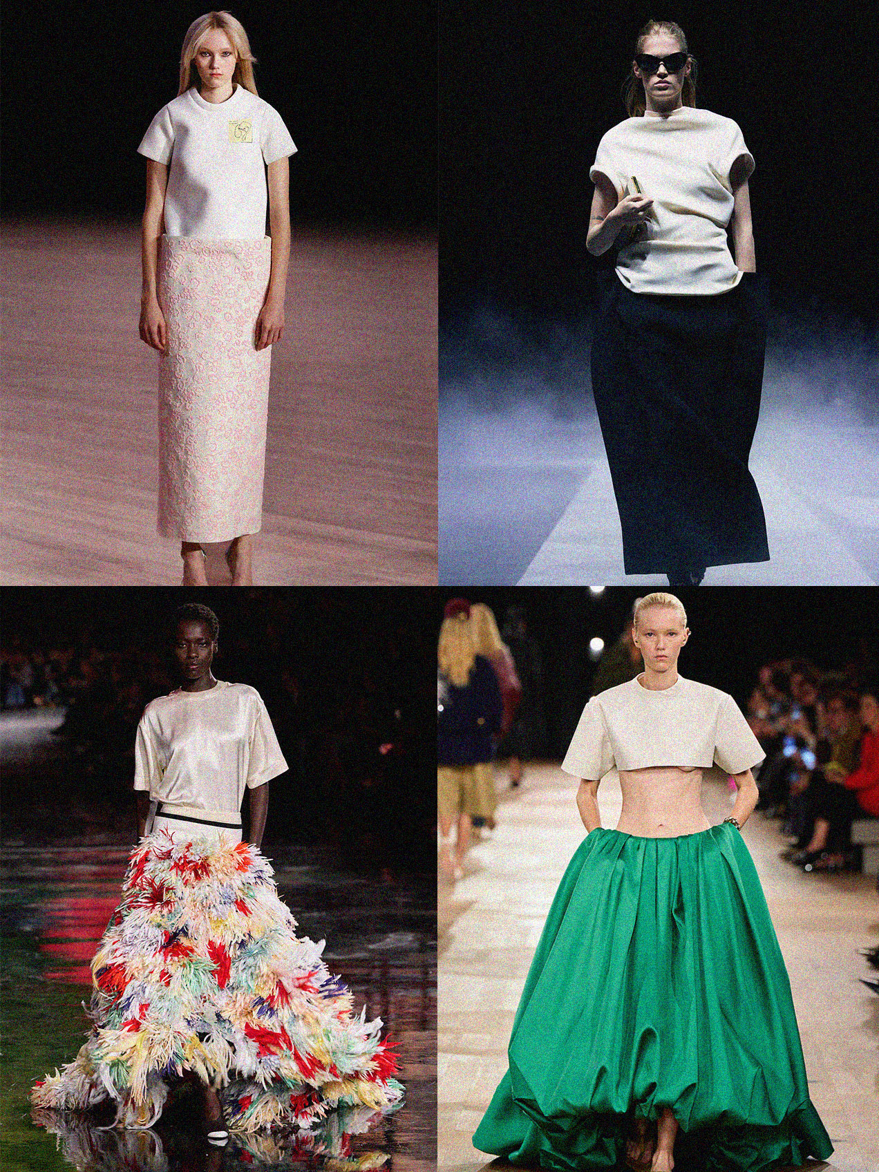 White T-Shirts Are The New Going Out Tops