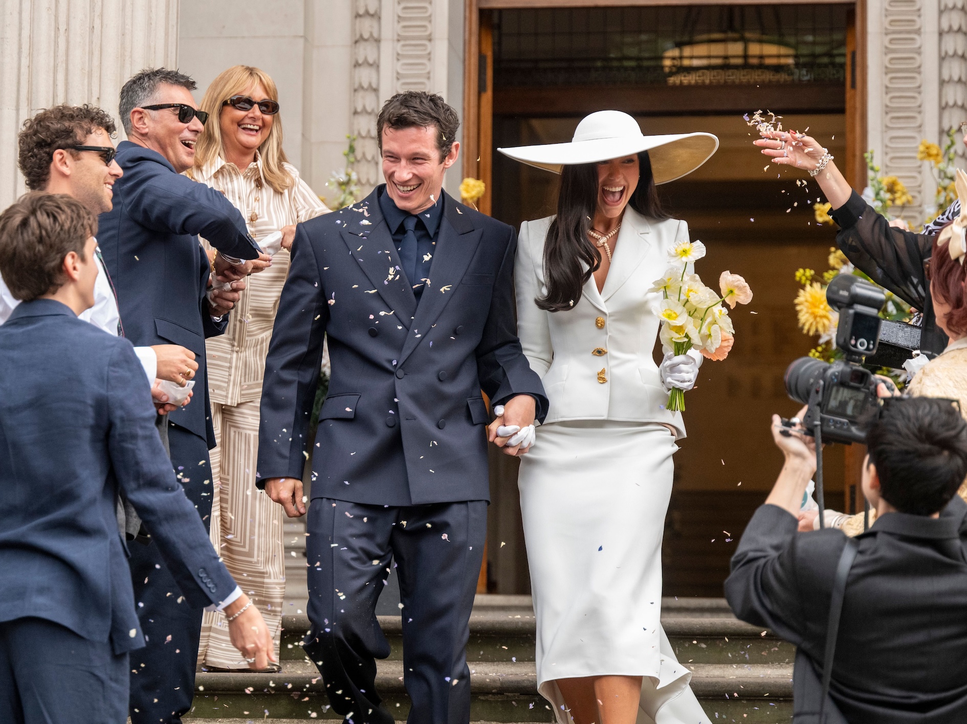 Dua Lipa Channeled Bianca Jagger On Her Wedding Day