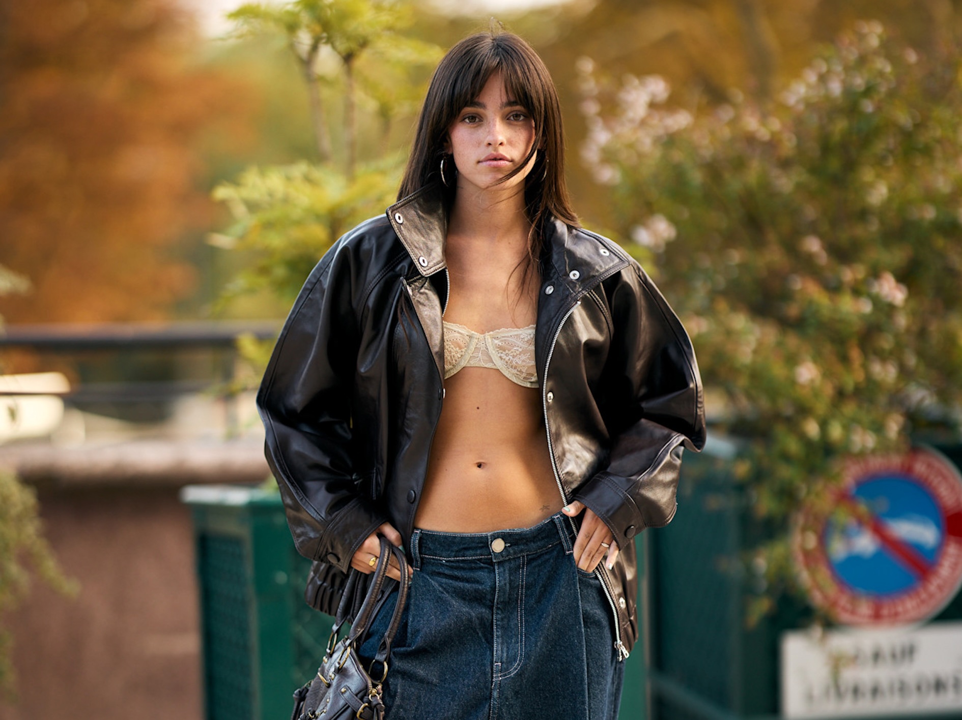The Best PFW Street Style, From Loafer Mules To Leather Pants